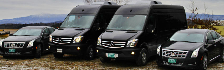 Vermont chauffeured luxury limo services for Weddings, Brewery, Winery Tours, Airports in VT